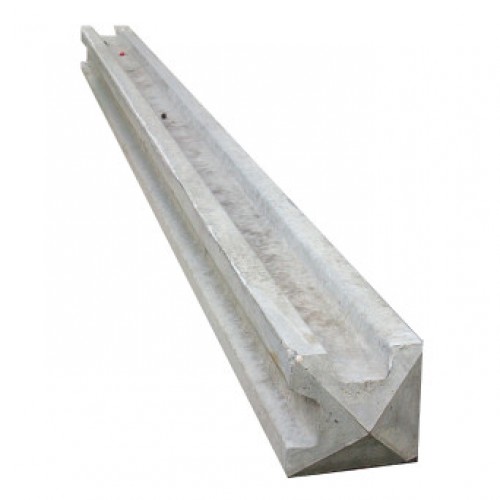 Corner Slotted Concrete Post 125mm x 125mm